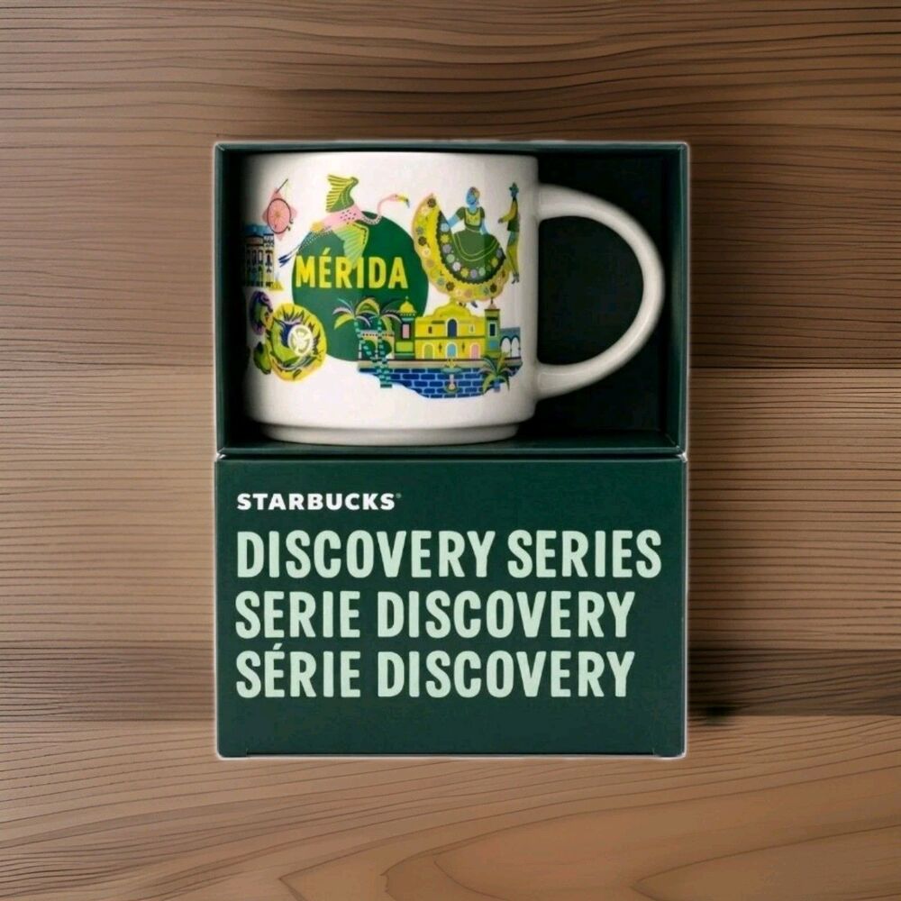 Starbucks 2025 MERIDA MEXICO Discovery Series 14oz Ceramic Mug NEW IN BOX